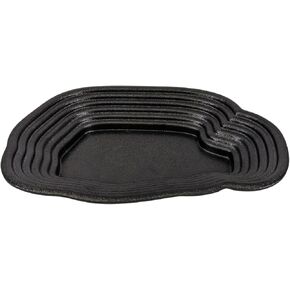 Large Reptile Bathing Pool Reptile Feeding Dish Water Bowl with Steps Aquarium Ornament for Gecko, Snake, Turtle, Bearded Dragon, Lizard Bath
