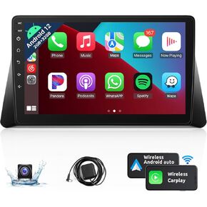 Naifay Android Car Radio for Honda Accord 8th 2008 2009 2010 2011 2012 2013 with Wireless Carplay Android Auto, 2+32GB 10.1 Inch Touch Screen Stereo Bluetooth GPS Navigation WiFi FM SWC Backup Camera