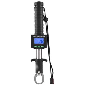 Fishing, Portable Multi-Functional Digital Fishing Lip Grabber Holder with 1M Tape Measure and 25kg/55lb Scale
