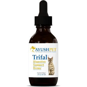 Ayush Herbs Pet Trifal Drops, Holistic Digestive Drops for Pets, Ayurvedic Formula for Healthy Digestion and Elimination, 2 Fluid Ounces in Kuwait