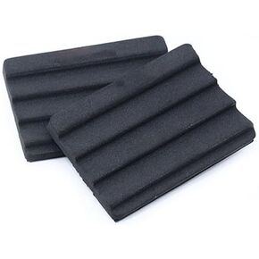Pack of 1 Fly Foam Patch Ripple EVA Breastplate with Hook Loop Back Sticker Fishing