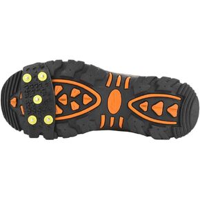 1 Pair Crampons,5-Stud Ice & Snow Grips Cleat Stretch Crampons for Hiking Climbing Outdoors
