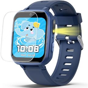 zicor Kids Smart Watch Gift with Dual Camera, Puzzle Games, Pedometer, Music Player, Video Recorder, Parental Control, Alarm Clock, HD Touch Screen, Toy Smart Watch for Boys and Girls Age 4-12 (Pink) in Saudi Arabia