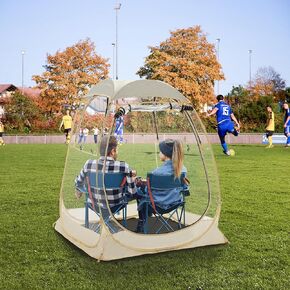 Sports Tent All Weather,Instant Tent Shelter 1-2 Person,Pop Up Bubble Tent Outdoor Provides Rain Tent for Soccer, Football Watching Sports Events, Camping, Fishing