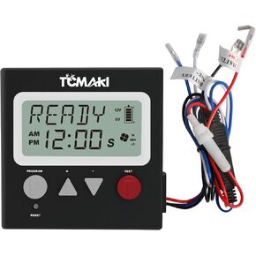 Game Feeder Digital Timer, Deer Feeder Timer, 6V/12V Digital Timer for Deer/Goat Feeder Motor Kit, 8 Feed Time Digital Timer Program, Adjustable Motor Speed and Feeding Duration, DIY Feeding Schedule