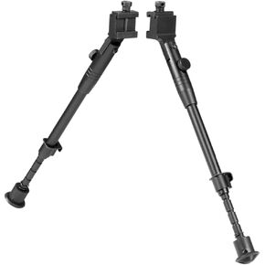 9""-12"" Tactical Bipod for Picatinny Rail (Two Pieces) Side Mounting Bipod, Black