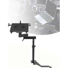 Truck Laptop Mount Fit for 07-17 Jeep Wrangler Adjustable Aluminum Truck Laptop Tablet Holder