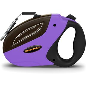 مقود الكلاب القابل للسحب من Security Pro - سحب سلس وآلية قفل قوية وتصميم مريح - مقود نايلون غير متشابك يمتد حتى 16 قدمًا - للكلاب الصغيرة والمتوسطة التي يصل وزنها إلى 44 رطلاً in Kuwait