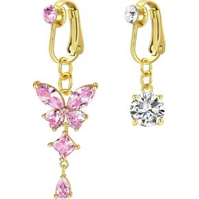 Longita Fake Belly Ring Clip on Belly Button Rings Fake Belly Piercing Belly Button Fake Earrings Fake Belly Button Piercing