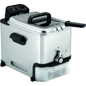 Deep Fryer with Automatic Oil Filter (FR800051) - Stainless Steel, 3.5 L