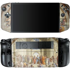 Gaming Skin Compatible with Lenovo Legion Go - School of Athens - Premium 3M Vinyl Protective Wrap Decal Cover - Easy to Apply | Crafted in The USA by MightySkins
