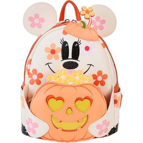 Loungefly Disney Minnie Mouse Floral Ghost Light Up Glow Mini Backpack