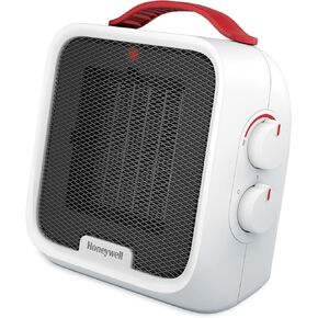Honeywell UberHeat 5 Ceramic Space Heater for Small Rooms, Black