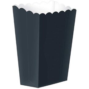 Adorable Bright Royal Blue Small Scalloped Popcorn Box - 5.25" x 3.75" (5 Pieces) - Ideal for Birthday, Party Favors, Celebrations & More