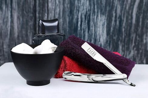 100 BLADES + Facón Professional Wooden Straight Edge Barber Razor - Salon Quality Cut Throat Shavette in Saudi Arabia
