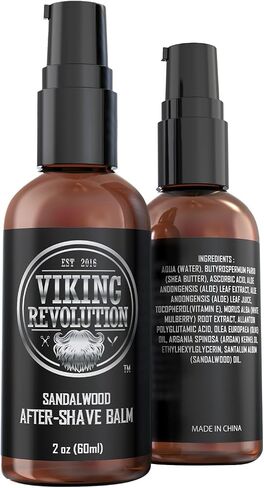 Luxury After-Shave Balm for Men - Premium After-Shave Lotion - Soothes and Moisturizes Face After Shaving - Eliminates Razor Burn for A Silky Smooth Finish - Sandalwood Scent in Saudi Arabia