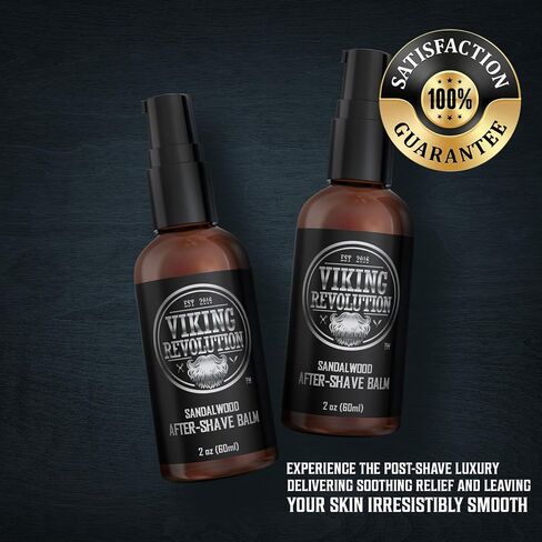 Luxury After-Shave Balm for Men - Premium After-Shave Lotion - Soothes and Moisturizes Face After Shaving - Eliminates Razor Burn for A Silky Smooth Finish - Sandalwood Scent in Saudi Arabia
