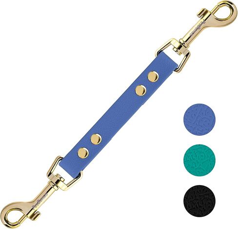 PetBonus Dog Collar Safety Clip, Waterproof Backup Safety Strap for Dog Harness to Prong Collar, Odor Proof Double Ended Clasp Leash Connector for Training Walking (Black) in Saudi Arabia