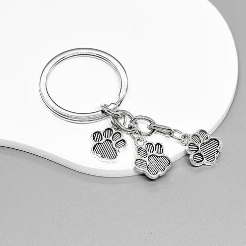 فايتون 20 قطعة الحيوانات الأليفة باو المفاتيح لطيف المفاتيح الحيوان القط الكلب باو Charms المعلقات المفاتيح للنساء الفتيات الحيوان عاشق هدية in Kuwait