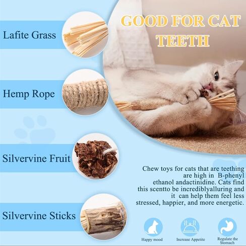 6Pcs Cat Tooth Brushing kit, Includes 360° Silicone Cat Toothbrushes with Suction Cup Holders Anti-choking, Dog Finger Toothbrushes, Dental Silvervine Catnip Toys - Safe Oral Hygiene for Dogs and Cats in Saudi Arabia