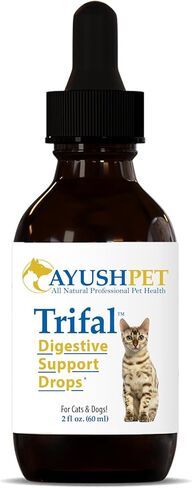 قطرات تريفال للحيوانات الأليفة من أيوش هيربز، قطرات هضمية شاملة للحيوانات الأليفة، تركيبة الأيورفيدا للهضم الصحي والقضاء، 2 أونصة سائلة in Kuwait