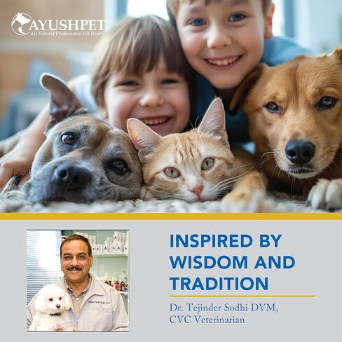 قطرات تريفال للحيوانات الأليفة من أيوش هيربز، قطرات هضمية شاملة للحيوانات الأليفة، تركيبة الأيورفيدا للهضم الصحي والقضاء، 2 أونصة سائلة in Kuwait