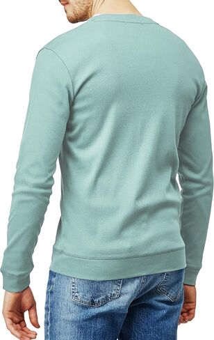 H2H Mens Casual Slim Fit Cardigans V-Neck Basic Designed Long Sleeve Button Down in Kuwait