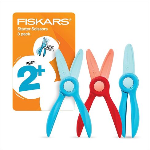 Fiskars Starter Kids Scissors, 3 Pack Set in Saudi Arabia