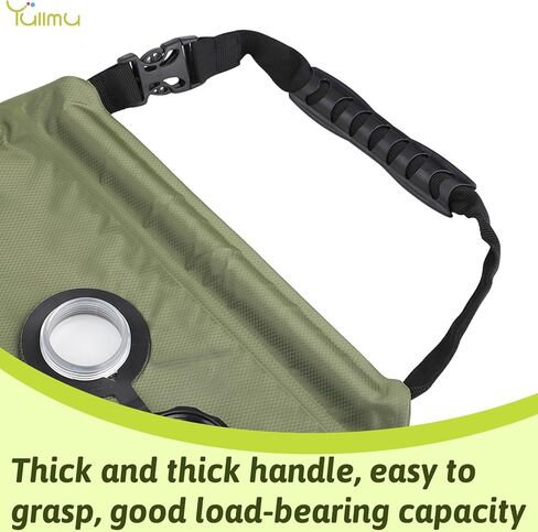 حقيبة دش محمولة للتخييم سعة 5 جالون/20 لتر مع خرطوم قابل للإزالة ورأس دش قابل للتبديل عند التشغيل والإيقاف، دش للسفر للسباحة على الشاطئ والمشي لمسافات طويلة in Kuwait