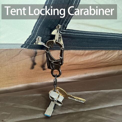 Muscular Carabiner Hook，3.1" Aolly Thick Keychain Clip for Man, Outdoor Camping, Hiking Accessories, Key Ring. in Saudi Arabia