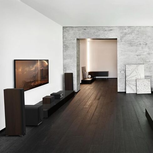 Klipsch RP-1000SW: مضخم صوت عالي الجودة مقاس 10 بوصات لصوت جهير فائق - حزمة من خشب الأبنوس مع سلك مكبر صوت بطول 100 قدم بطول 16 AWG + مقابس مكبر صوت نحاسية، 5 أزواج in Kuwait