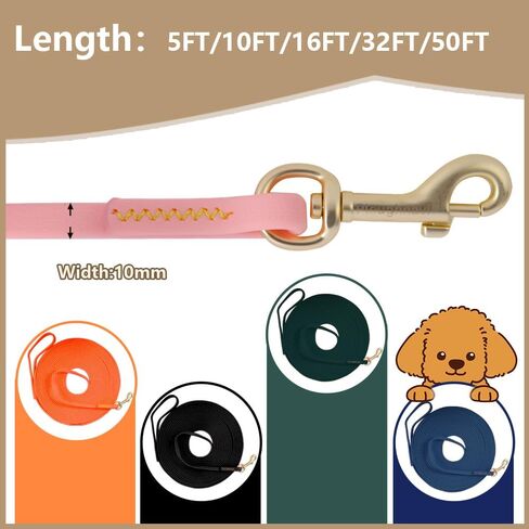 Long Leash Waterproof Dog Training Leash, Outdoor Longline Dog Leash for Training, Yard, Play, Beach, Camping in Saudi Arabia