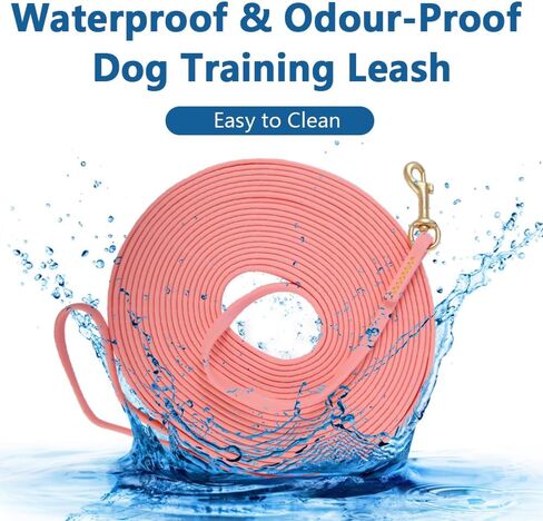 Long Leash Waterproof Dog Training Leash, Outdoor Longline Dog Leash for Training, Yard, Play, Beach, Camping in Saudi Arabia