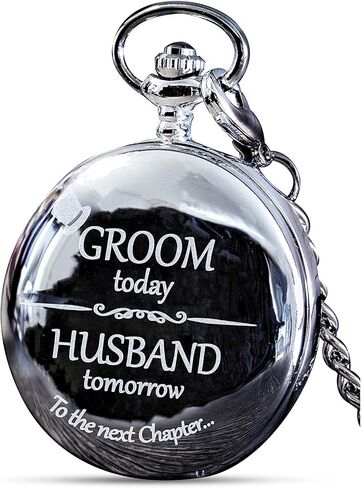 Best Man Gifts for Wedding I Best Man Proposal Gift -"Best Man for a Day" Pocket Watch I Best Man Gift I Will You Be My Best Man Gifts in Saudi Arabia