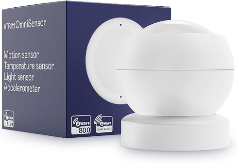 Atrim Z-Wave 800 Series 4-in-1 Multi-Sensor - Smart Home Automation Sensor - Measures Temperature, Motion, Light - White in Saudi Arabia