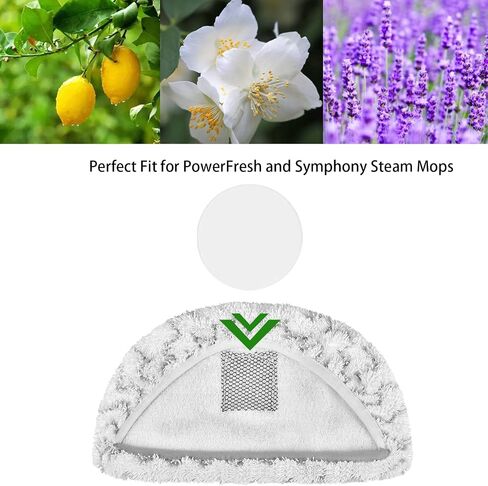 Aolleteau 16 Pack Steam Mop Scent Discs Compatible with Bissell Powerfresh and Symphony Series, Fits Model 1940, 1806, 1132 in Saudi Arabia
