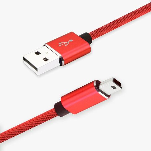 كابل شاحن طاقة USB صغير متوافق مع Texas Instruments TI-84 Plus CE، TI 84 Plus C Silver Edition، TI Nspire CX/TI Nspire CX CAS سلك شحن الآلة الحاسبة الرسومية 3.3FT أحمر in Saudi Arabia