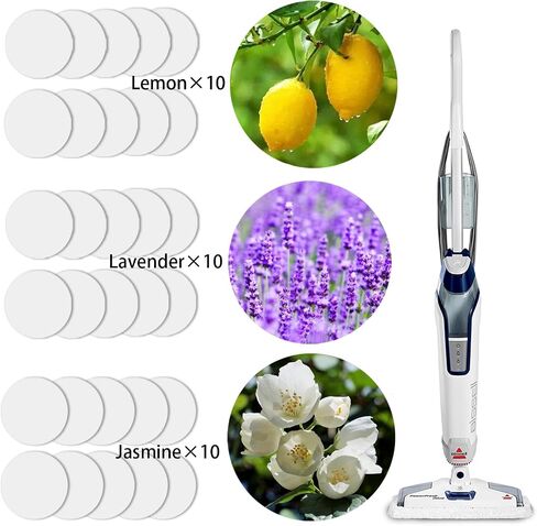 Aolleteau 16 Pack Steam Mop Scent Discs Compatible with Bissell Powerfresh and Symphony Series, Fits Model 1940, 1806, 1132 in Saudi Arabia