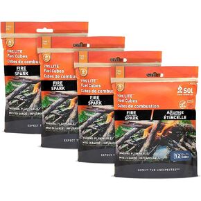 Survive Outdoors Longer All-Weather Fire Cubes 12 Count - (Pack of 4)