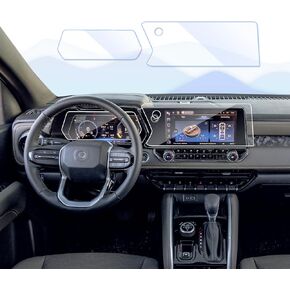 2 Pack for 2025 2024 Chevy Colorado Screen Protector for 2024 Chevy Colorado Accessories 2025 2024 2023 Chevrolet Colorado Z71/ZR2 & GMC Canyon AT4/Denali/AT4X/Elevation Dashboard 11 in& Navigation 11.3inch Tempered Glass Screen Protector 2024 Canyon at4