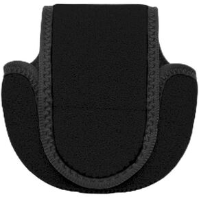 1 Pcs Black Spinning Reel Cover Case Size S (5'' W x 5'' L) Fishing Reel Protective Case Protective Cover for Fishing Rod Reel Pouch Sleeve Fishing Bags Spinning Reel Case Fits 500-2000 Series Reel