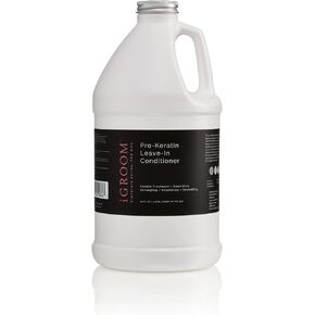 بلسم iGroom Pro-Keratin الذي لا يحتاج إلى شطف للكلاب، العناية الفاخرة بجمال الحيوانات الأليفة، علاج الكيراتين، فك تشابك الشعر بشكل ممتاز، صنع في الولايات المتحدة الأمريكية، 64 أونصة