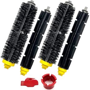 Rjnlsc 9 Pack Replacement Parts Accessories for irobot Roomba 600 500 Series 694 675 676 692 695 677 671 655 645 690 680 660 650 620 614 595 585 564 robot, 4 Filter 4 Side Brush 1Bristle&1Beater Brush