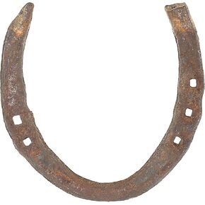 Horseshoe Authentic Used Horseshoe Good Luck Charm Rustic Auspicious Lucky Gift Cast Iron Real Horseshoe for Wall Decorations Prosperity and Fortune