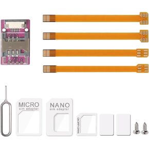 Cell Phone SIM Card Insertion Slot Extension Cable CPE Wireless Router SIM Card Extension Cable Nano to Mini SIM Card Expansion Cable WiFi Adapter FPC Cable Test Board Board Card Reader Replaceable