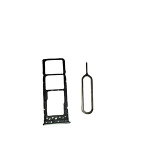 OEM Dual SIM Card Tray SD Tray Holder Replacement for Motorola Moto E22 XT2239 Black