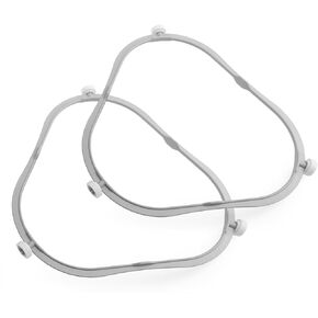 2PCS W11252182 for Whirlpool Microwave Turntable Ring Replacement with Rollers 8206227 Microwave Glass Tray Support Holder for Amana Kenmore Whirlpool Microwave Inner Ring Accessories Parts