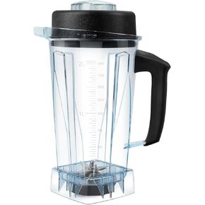 قطع غيار الخلاط لملحقات فيتاميكس، وعاء وعاء الخلاط بسعة 64oz متوافق مع Vitamix 5200 5000 6500 7500 750 Classic Explorian Vita-Prep vm0101 vm0102 vm0103 vm0197 E310 in Kuwait
