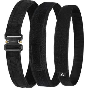 Tactical Belt, MOLLE Battle Belt Quick Release Rigger Combat Belt 1.75" Heavy Duty Nylon Belts for Law Enforcement