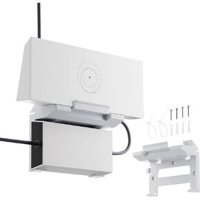 Starlink Gen 3 Router Mount, 2 in 1 Wall Mount for Starlink Standard Router and Power Supply, Mounting Bracket Kit for Starlink V3 & Gen 3 Standard Router Holder